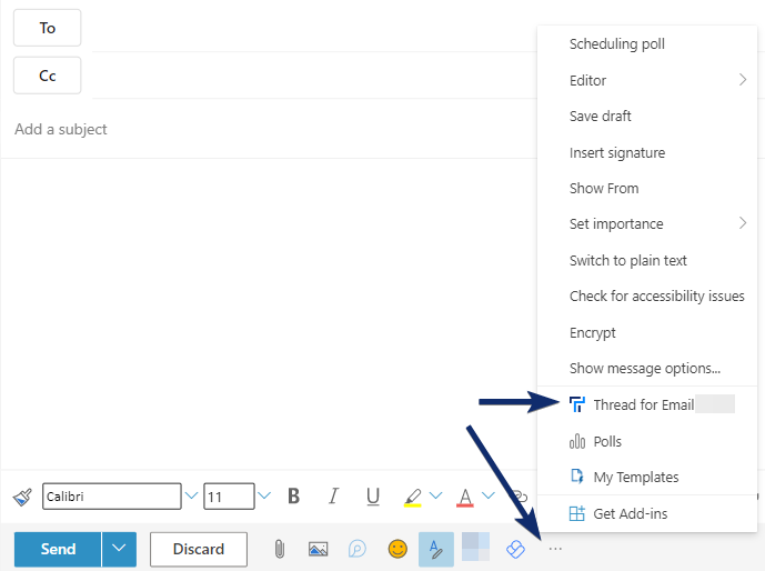 Sending Emails On Outlook To Thread Contacts