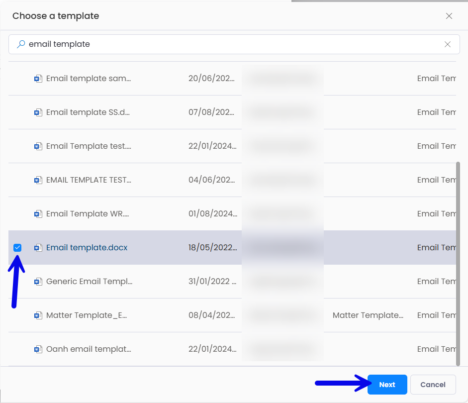 A screenshot of a email template

AI-generated content may be incorrect.
