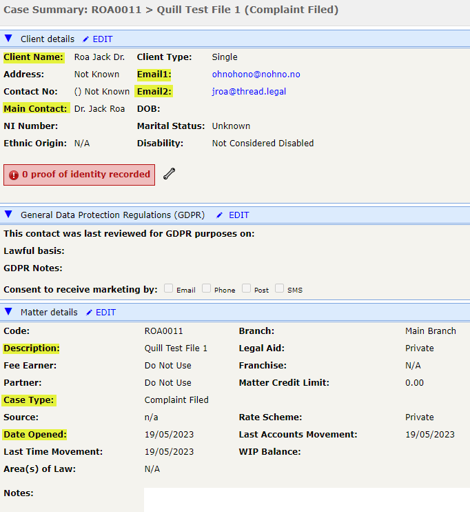 Quill Accounting Integration